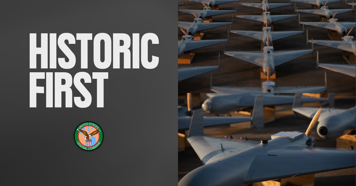 CENTCOM's Task Force Scorpion Strike - for the first time in history - is  using one-way attack drones in combat during Operation Epic Fury. These  low-cost drones, modeled after Iran's Shahed drones,