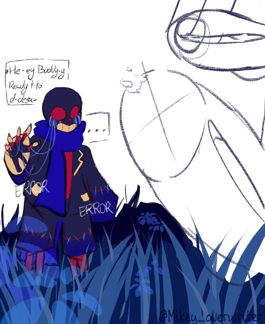 ShielOverWriter's tweet photo. Useless!Au CAP 2
.
(Read in coments for context/lore)
.
#undertale #undertaleau #errorsans #ChromaSans https://t.co/4TRMQNgZlm
