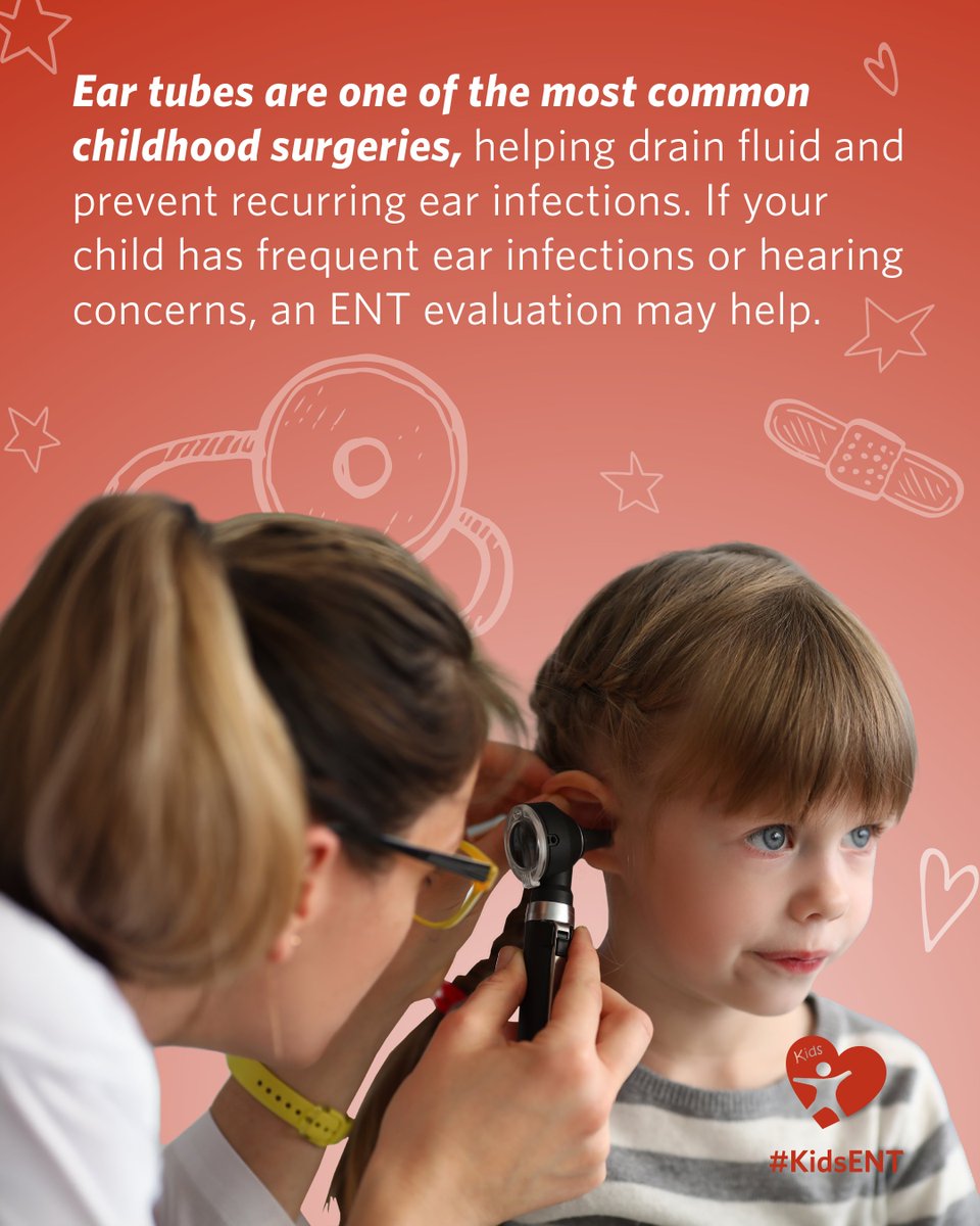 BeENTsmart's tweet photo. Ear infections are the #1 reason kids visit a doctor. 👂 Kids ENT Health Month may be ending—but your child's ENT health doesn't stop in February. 

Find trusted resources on hearing, sleep, &amp; more for parents: https://t.co/dOvAaUbVbv 

#KidsENTHealth #ENTHealth #ChildrensHealth https://t.co/Wzh7zKozQC