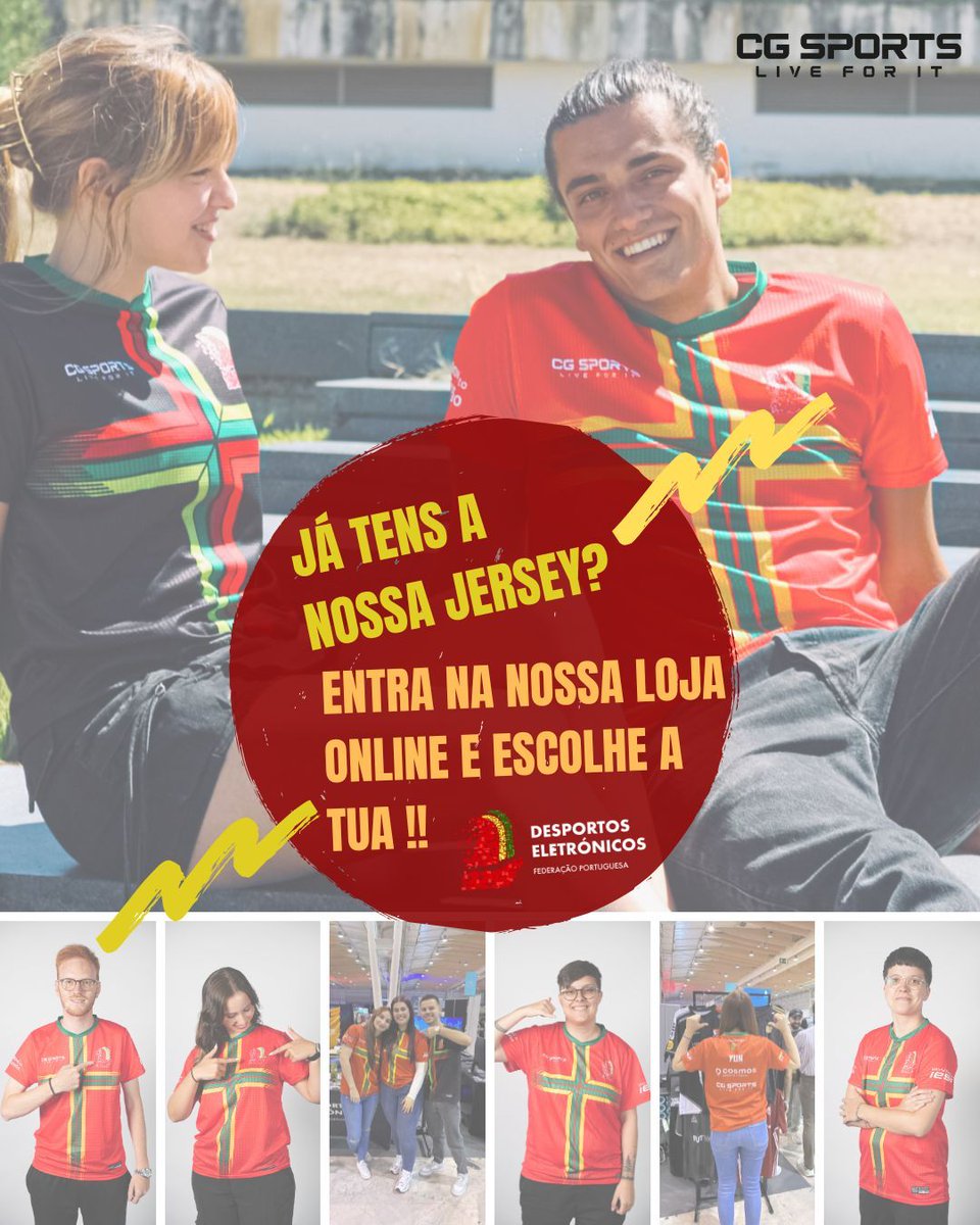 fpdeoficial's tweet photo. 👕 Ainda não tens a nossa jersey 🇵🇹 ?
🔥 O equipamento oficial da @fpdeoficial está disponível na nossa loja online !
🌐 Escolhe a tua jersey, acede a nossa loja online em: https://t.co/rQ8QnO3IP7
Garante a tua 🔥
#cgsports
#FPDE #Esports #EsportsPortugal #VisãoEsports2030 #MaisqueumjogoSomosDesporto #RoadToFundão #Jersey #SeleçãoNacional #Portugal #PT #Gaming #GamingLife #GamerLifestyle #CompetitiveGaming #ProGamer
#SetupGamer #GamingCommunity #EsportsLife #OrgulhoPT #RepresentaPortugal
#SomosPortugal