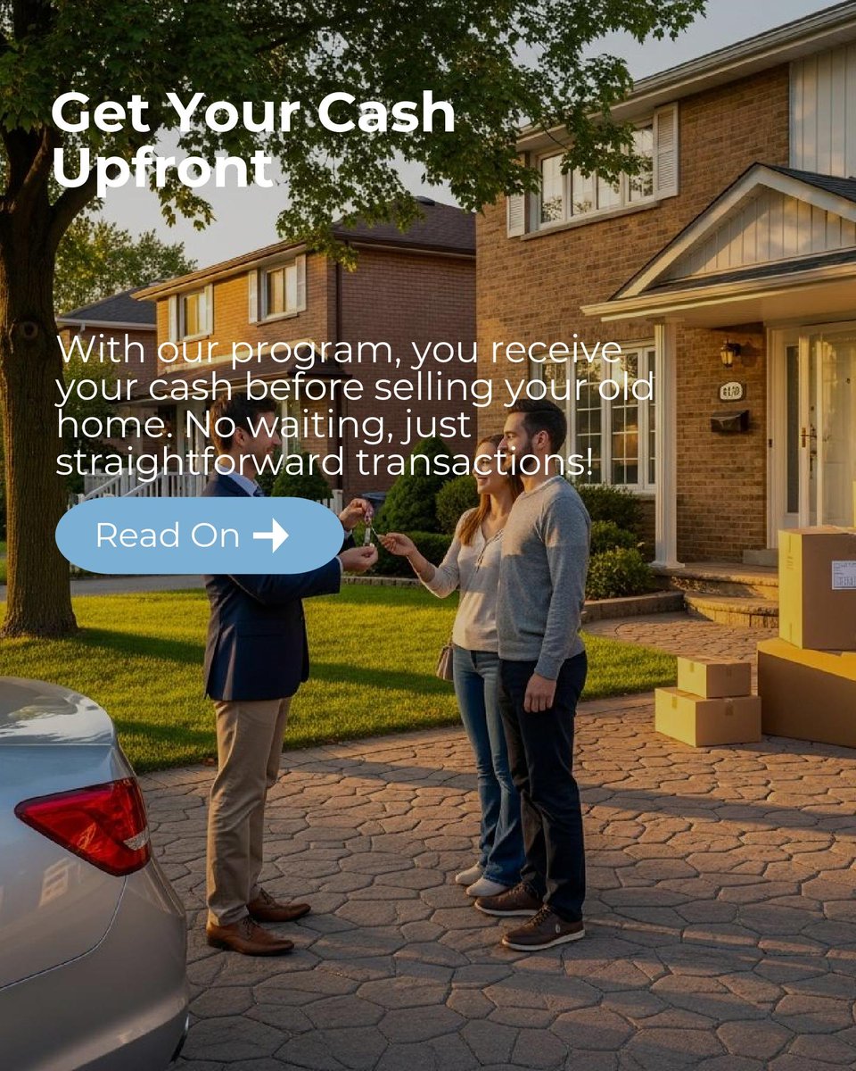 RobbKrautbauer's tweet image. Feeling trapped between selling and moving? 🏡 Our Trade-In Program lets you move first, sell later! Get your cash upfront, skip contingencies, and transition stress-free. Say goodbye to home-selling headaches! Would you try this hassle-free option? #RealEstateMadeEasy