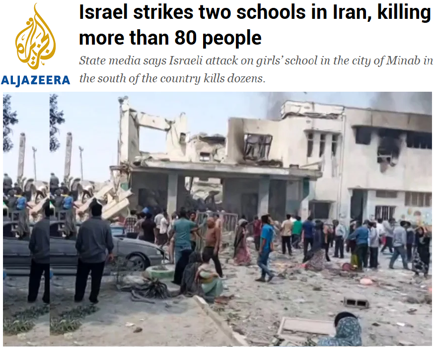 msaifulcsse's tweet photo. They profess peace but deliver destruction. 80+ innocent children's (students) murdered by US &amp; Israel. What, indeed, was the fault of these innocent children? To see such horror in the holy month of Ramadan is heartbreaking. History will not forget this cruelty.

#StandWithIran https://t.co/hvJJxTNJq9