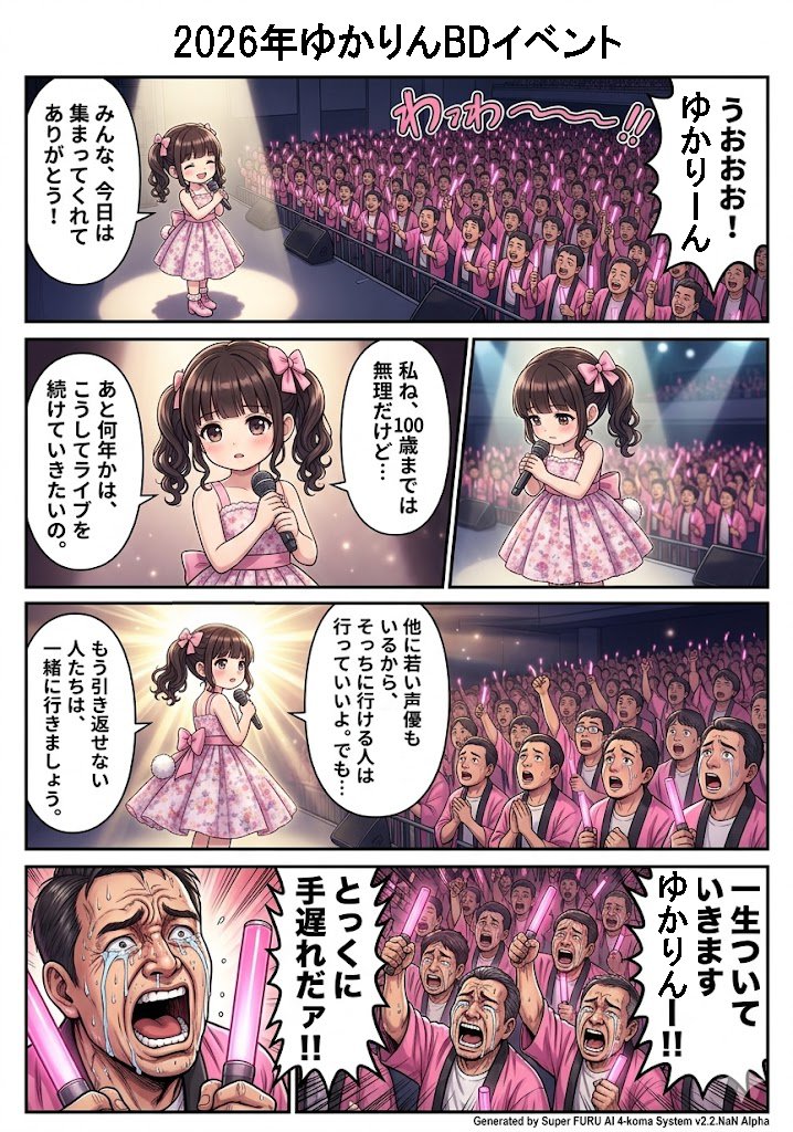 手遅れ組です。 #ゆかりんBD2026 #SuperFuruAI #NanoBananaPro #Gemini