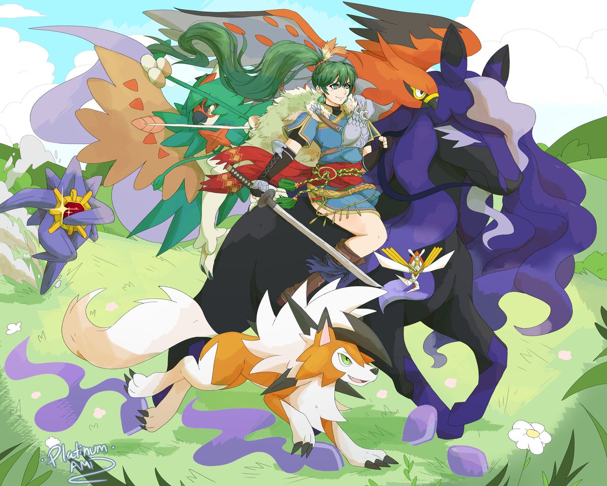 ~ Pkmn trainer Lyn comm 🗡⭐️ ~

#Fireemblem #Pokémon