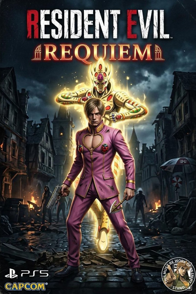 imcaldotcom's tweet photo. You will never arrive at the truth that's going to happen.
#JojosBizarreAdventure #ResidentEvilRequiem #ResidentEvil #PS5 #PlayStation https://t.co/Wwof0pVp0C