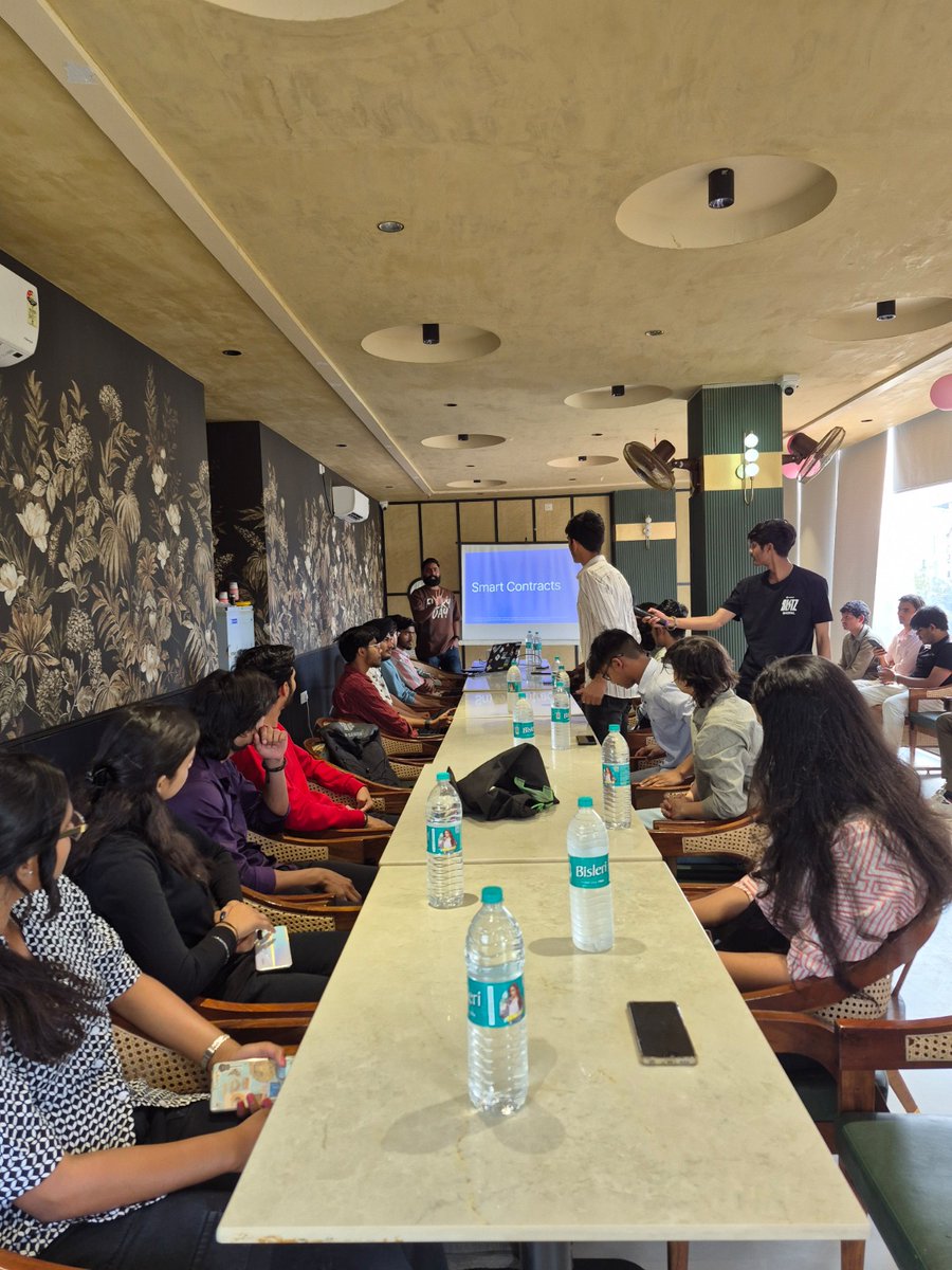 gupta_bhum79724's tweet photo. What an insightful Chainlink meetup in Jabalpur! 🔗
Loved connecting with passionate builders and exploring how oracles power the next generation of smart contracts.🚀
Shoutout to @chainlink @bsilagani @aniketsahu_115 @codecrax_ @harsh_hc07 for hosting this community event! https://t.co/Nh5G6NgHaV