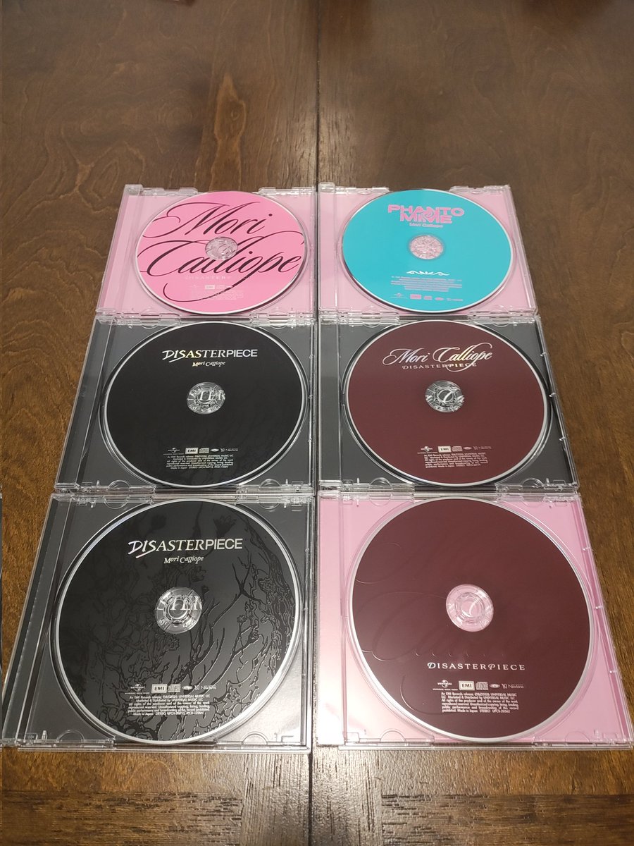 JustSomeNoodlez's tweet photo. I love each and every one of these #DISASTERPIECE CDs, the design on each one is stunning. I know there's a duplicate CD (accidentally bought two of the same one) and I threw in #PHANTOMIME because it's one of my favorite CDs of all time tied with disasterpiece ❤️💀 https://t.co/VCTzaPx4Lz