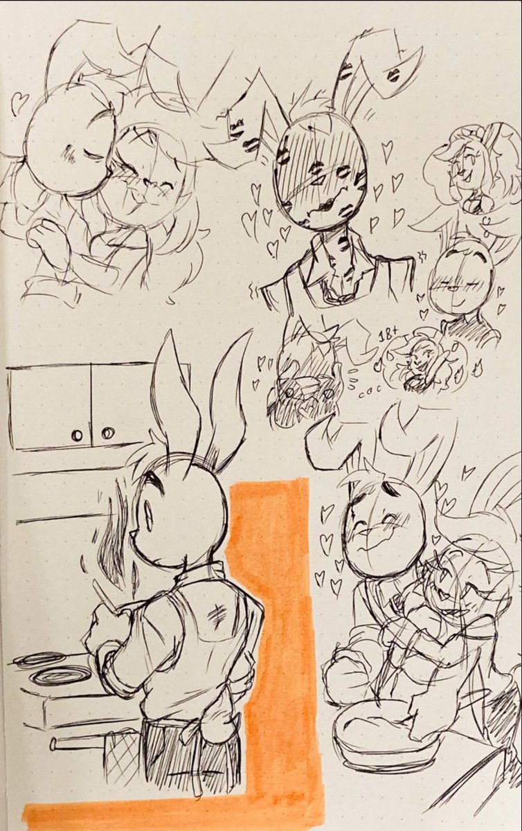 tryna make a comic 🐰📝 tweet media