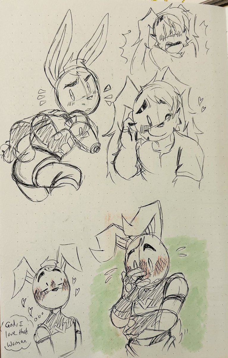 tryna make a comic 🐰📝 tweet media