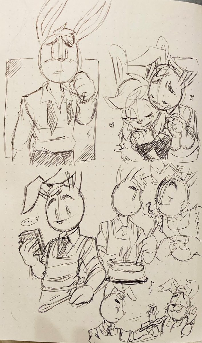 tryna make a comic 🐰📝 tweet media