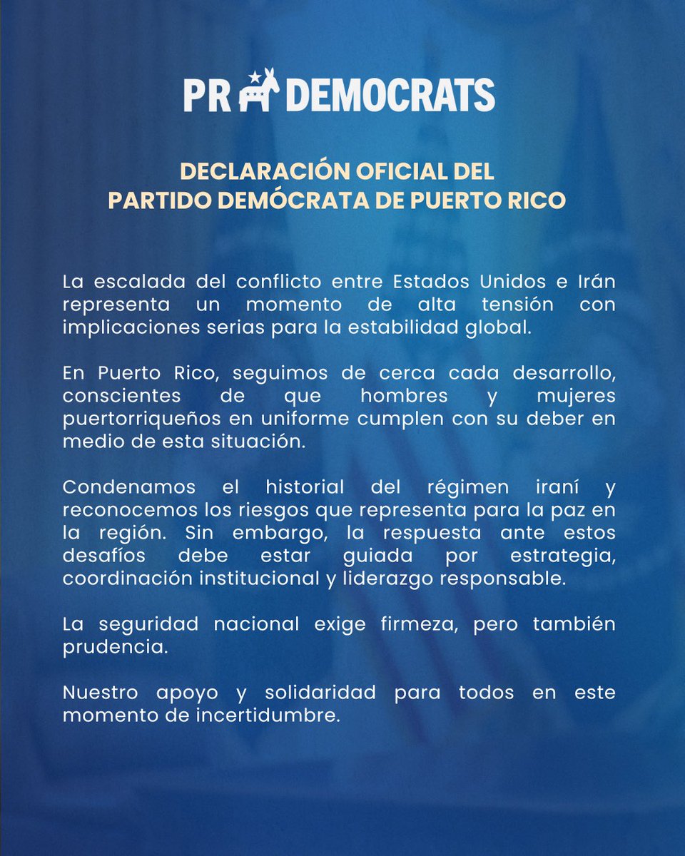 Puerto Rico Democrats tweet media