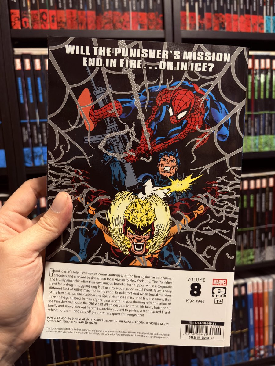 epicmarvelpod's tweet photo. Punisher Epic Collection, Vol. 8: Survival!
It’s been a while since we’ve seen a new Punisher Epic, but the wait is finally over. This volume has a cowboy Punisher story drawn by John Buscema! More pics on IG!
#punisher #marvel #comics #epiccollection #marvelepiccollection https://t.co/OvHMSwVihe