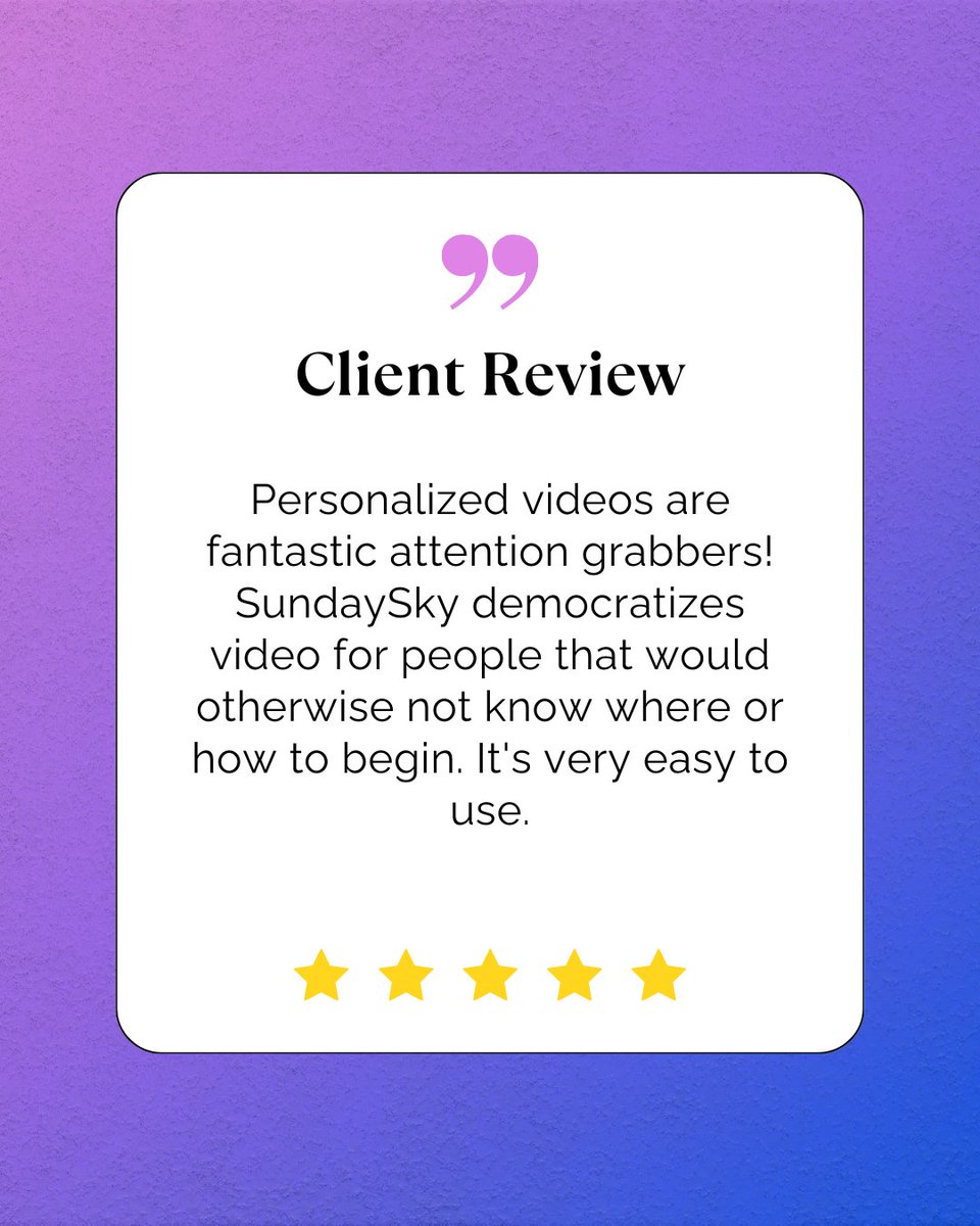 SundaySky tweet media