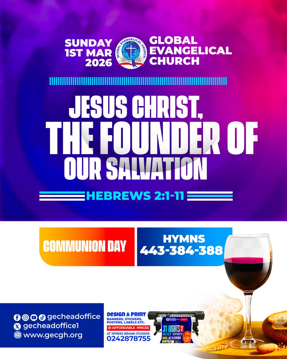 gecheadoffice1's tweet photo. ##SundayLectionary : 28th February 2026

#GEC #GEMM #gecheadoffice #happysunday

Follow the *Global Evangelical Church Head Office channel* on WhatsApp: https://t.co/PKFE3gZiBu https://t.co/ScF4rI2tkM