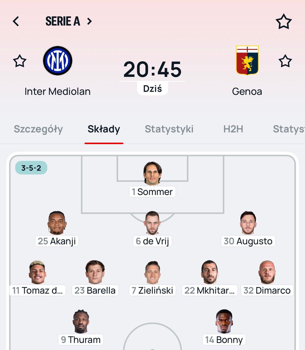 superscorepl's tweet photo. Inter vs Genoa o 20:45 ⏰
Czy Zielu dziś dobije do 50. gola w Serie A? ⚽️🔥
#SerieA #INTGEN https://t.co/j8VsIYAZ1K