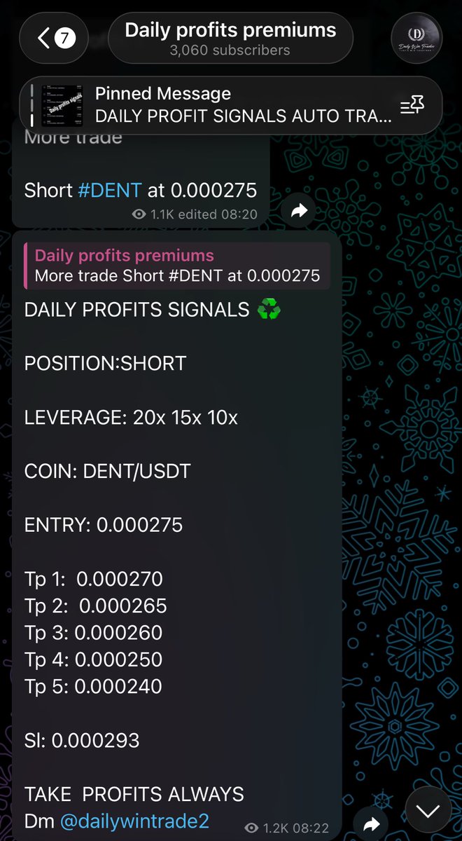 dailywintrade's tweet image. Daily profits signals trade and results #DENT #INIT #Crypto #Binance #Bitcoin