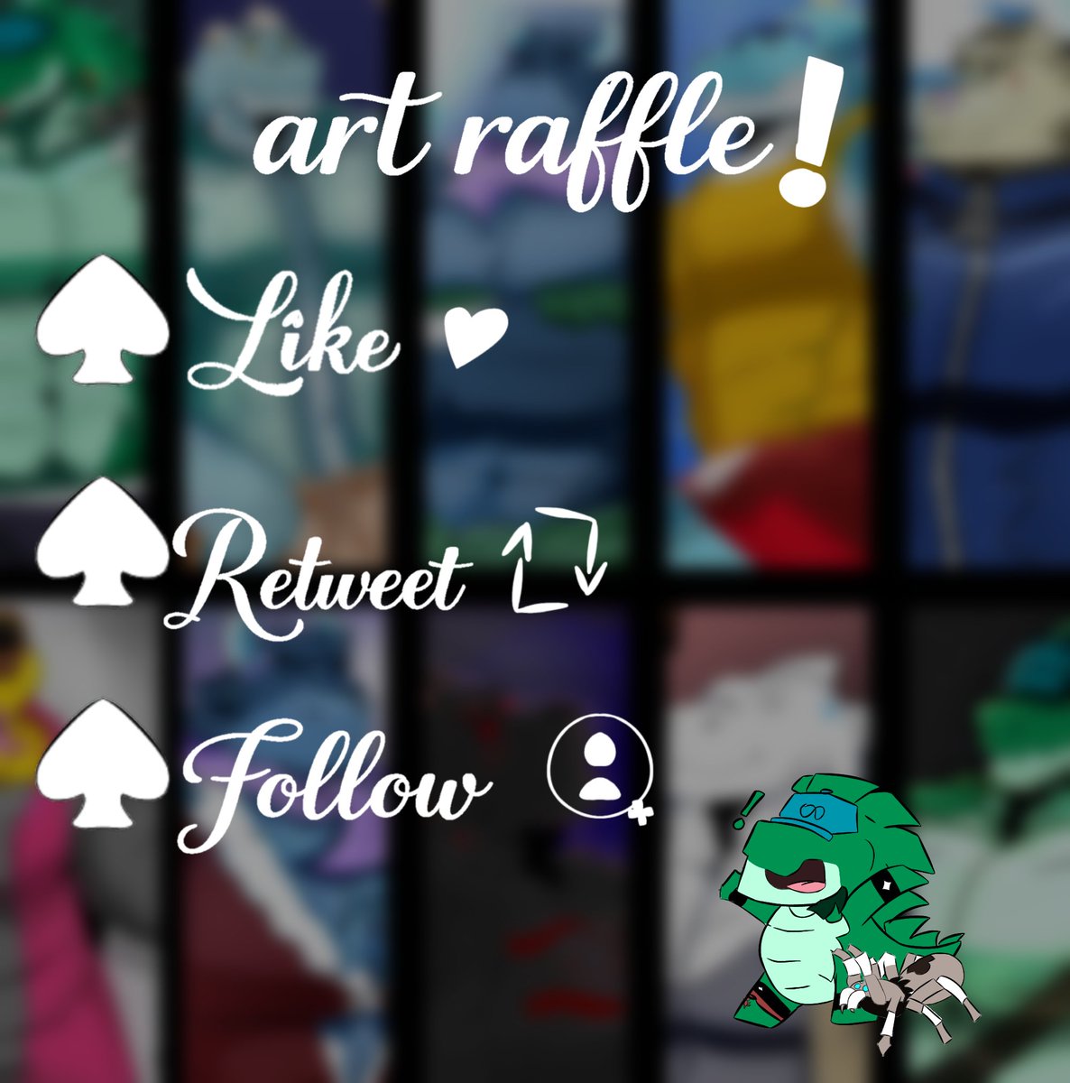 RIFA DE ARTE!? 🫨
Asi es! Hoy me desperte con ganas de dibujar nuevos diseños de fursonas!
👇🏻
-dejame atu oc por ahi, y si es de tu agrado menciona algun detalle, curiosidad o gusto sobre el, eso me sirve 👀
-FECHA....  Cierro esto el 7 de marzo por la tarde :)