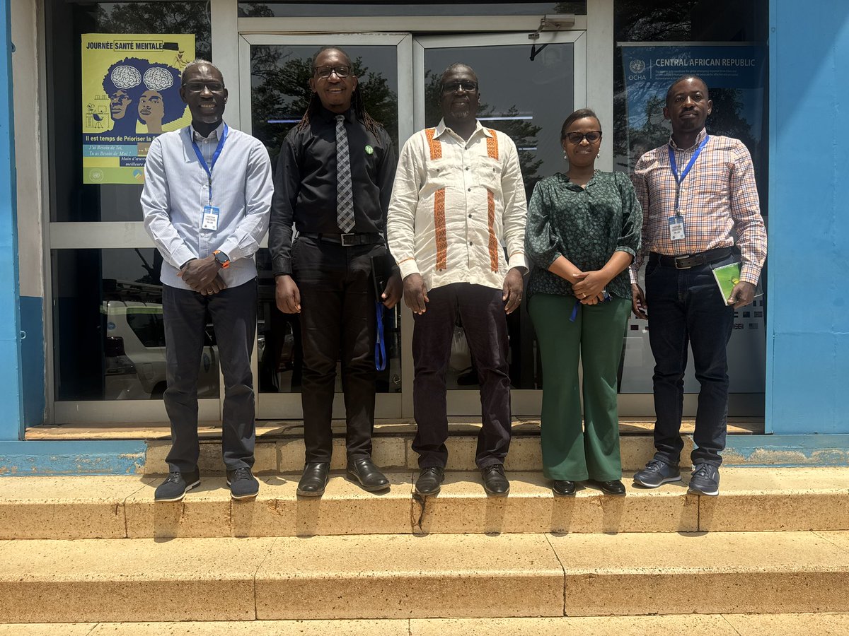 mwarumba's tweet photo. On 26 Feb 2026, a #Welthungerhilfe delegation met with #OCHA CAR Head of Office Abdoulaye Sawadogo during the visit of Regional Director Dr Mahamadou Issoufou-Wasmeir.
Discussions focused on:
✅ strengthening humanitarian systems
✅ the Nexus approach
✅ response in #Vakaga (NE CAR) amid refugee inflows
✅ new ECHO @WFP_CAR_CD & Humanitarian Fund-supported projects
WHH remains a committed partner of the humanitarian system in CAR. 🤝
#CAR #Humanitarian #Nexus
@OCHA_CAR @UEenRCA @UE_Centrafrique @ECHO_CESAfrica @UNHCR_CAR @WFP_CAR_CD @William__UN @UNHCR_CAR