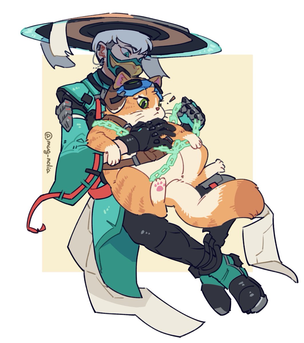 mug_nolia's tweet image. 🐈⛓#OverwatchFanart