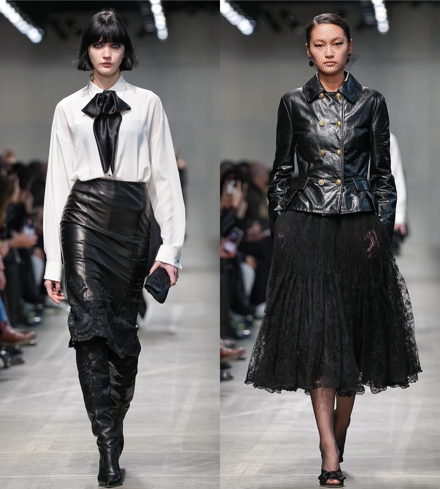 エルマンノ シェルヴィーノ 26-27年秋冬コレクション - 強さと繊細さのあわいに咲く、女性の二面性 - fashion-press.net/news/143801