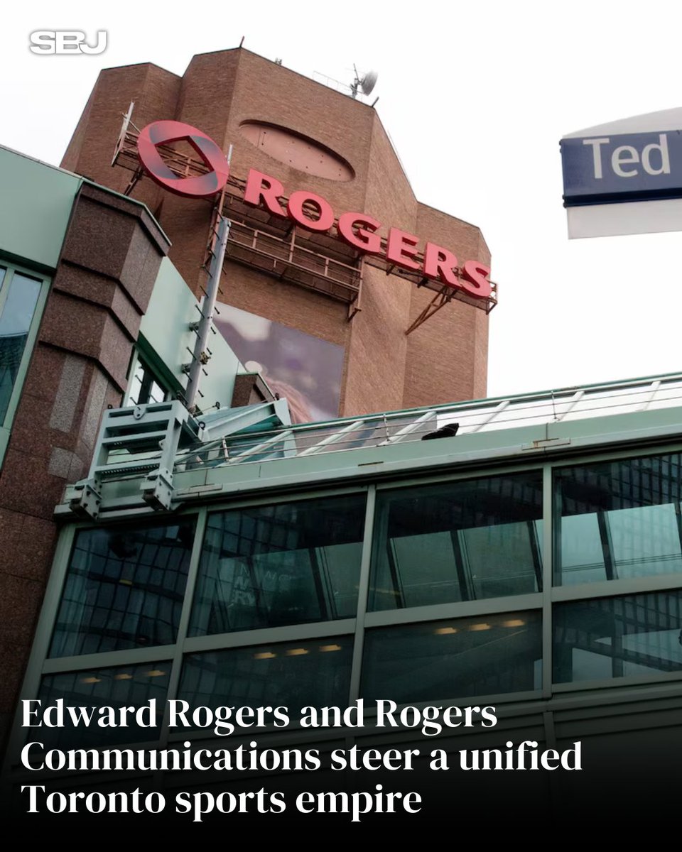 SBJ's tweet photo. Rogers turned an $85K FM radio bet into ownership of the Blue Jays, Rogers Centre and full control of MLSE.

A long game built on live content and distribution.

Read more: https://t.co/0zKkL75sGP https://t.co/hZDG5kP3iH