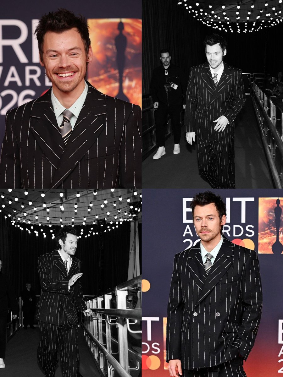 Harry Styles at the 2026 BRIT Awards in Manchester, UK.