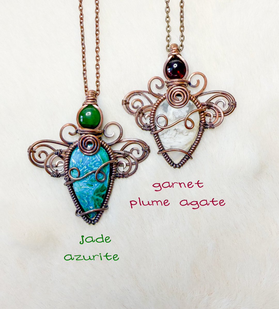 crystal butterfly &amp; dragonfly fairy pendants 🦋🧚

“sunset at the sea” collection coming to my shop Thursday 3/05 at 8pm eastern time 🌊🌞