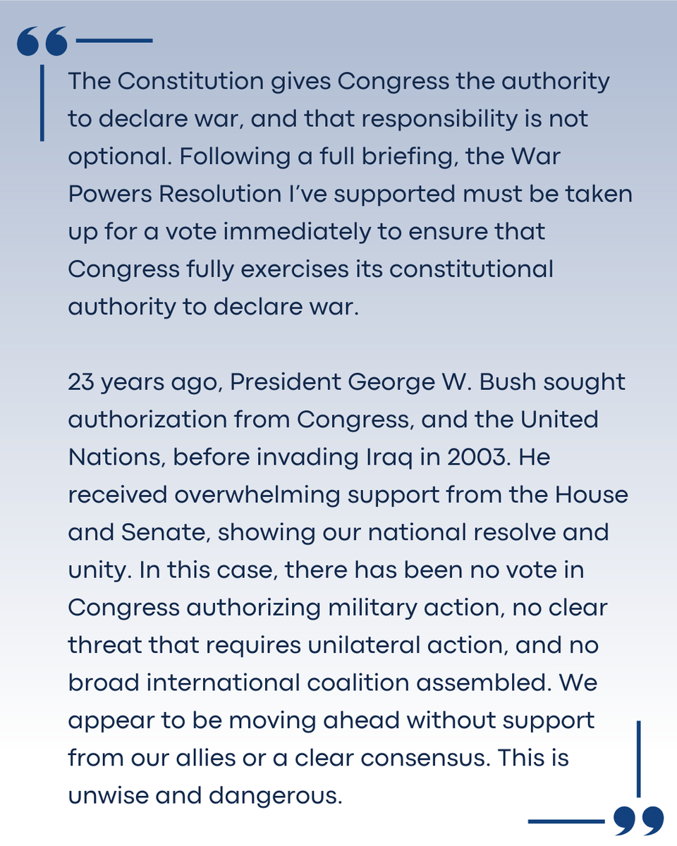 RepScottPeters's tweet photo. My statement on the U.S. military operation in Iran https://t.co/v100exRXuk