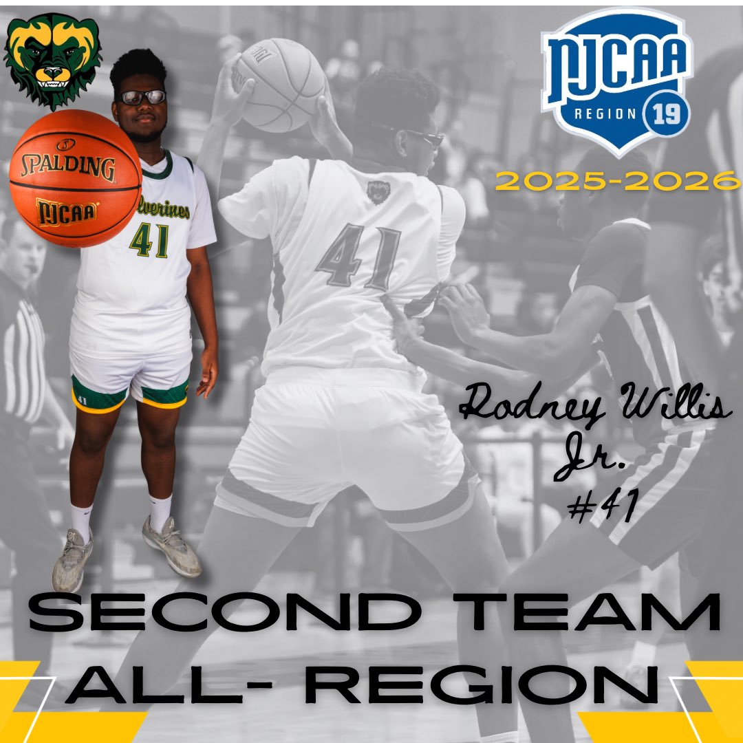 𝐀𝐋𝐋-𝐑𝐄𝐆𝐈𝐎𝐍 𝐖𝐎𝐋𝐕𝐄𝐑𝐈𝐍𝐄𝐒 🐺

Congrats to our ECC men’s basketball student-athletes on being named to the Region 19 All-Region Teams! 

𝟭𝘀𝘁 𝗧𝗲𝗮𝗺 - 𝗘𝘁𝗵𝗮𝗻 𝗟𝗮𝗾𝘂𝗶𝗻𝗱𝗮𝗻𝘂𝗺 

𝟮𝗻𝗱 𝗧𝗲𝗮𝗺 - 𝗥𝗼𝗱𝗻𝗲𝘆 𝗪𝗶𝗹𝗹𝗶𝘀 𝗝𝗿.

#𝐖𝐨𝐥𝐯𝐞𝐫𝐢𝐧𝐞𝐬