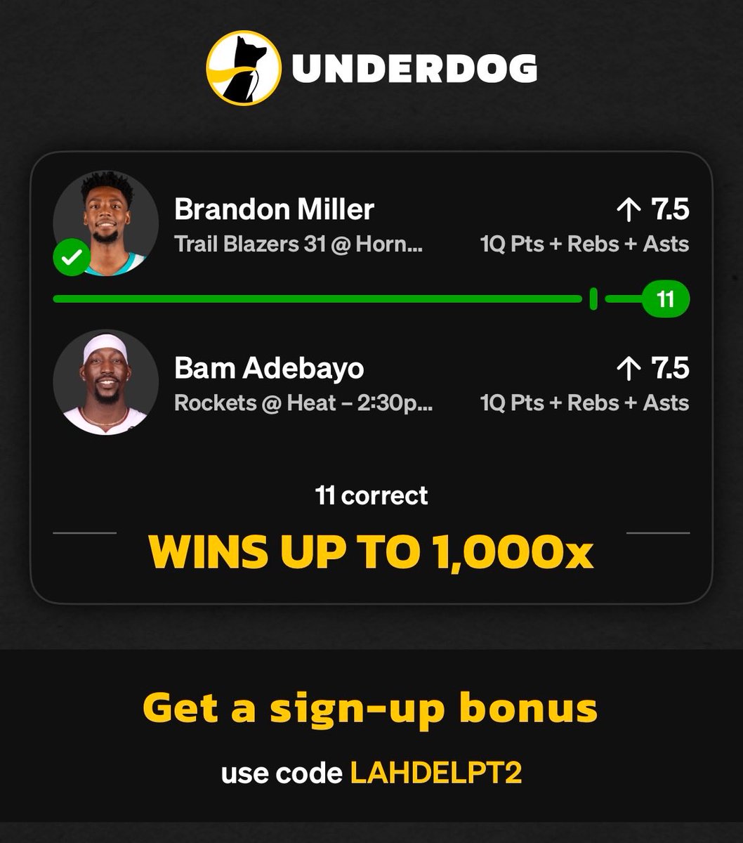 Lahdel Picks 💰 tweet media