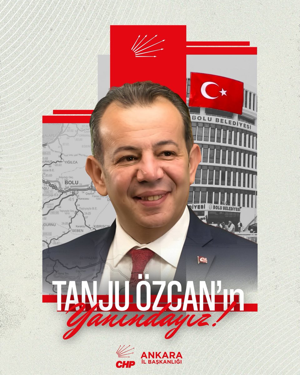 yepiletisim's tweet photo. Bolu’nun seçilmiş Belediye Başkanı #TanjuÖzcan yalnız değildir!

@tanjuozcanchp https://t.co/F2O35YtfKd