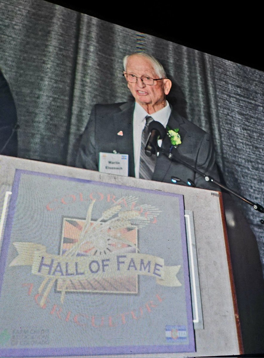 DustyAJohnsonCO's tweet photo. Had a fantastic time this past Thursday evening at the 2026 Farm Credit Colorado #Agriculture Hall of Fame banquet.

Congratulations Mr. Marlin Eisnach, Dr. Tony Frank, Ms. Jenifer Garr, and Mr. Jon Slutsky on this well deserved and lifelong earned honor. 
@ColoradoFFA
#AGvocate https://t.co/pWCcjDdNzU