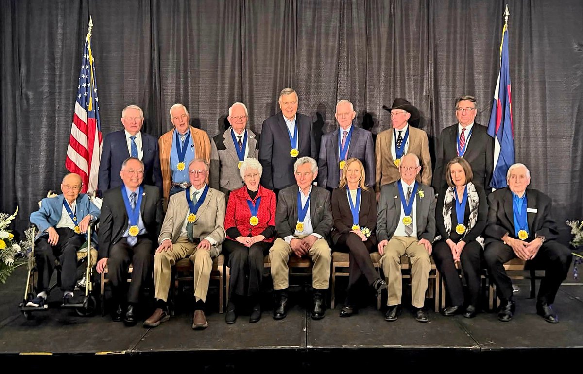DustyAJohnsonCO's tweet photo. Had a fantastic time this past Thursday evening at the 2026 Farm Credit Colorado #Agriculture Hall of Fame banquet.

Congratulations Mr. Marlin Eisnach, Dr. Tony Frank, Ms. Jenifer Garr, and Mr. Jon Slutsky on this well deserved and lifelong earned honor. 
@ColoradoFFA
#AGvocate https://t.co/pWCcjDdNzU