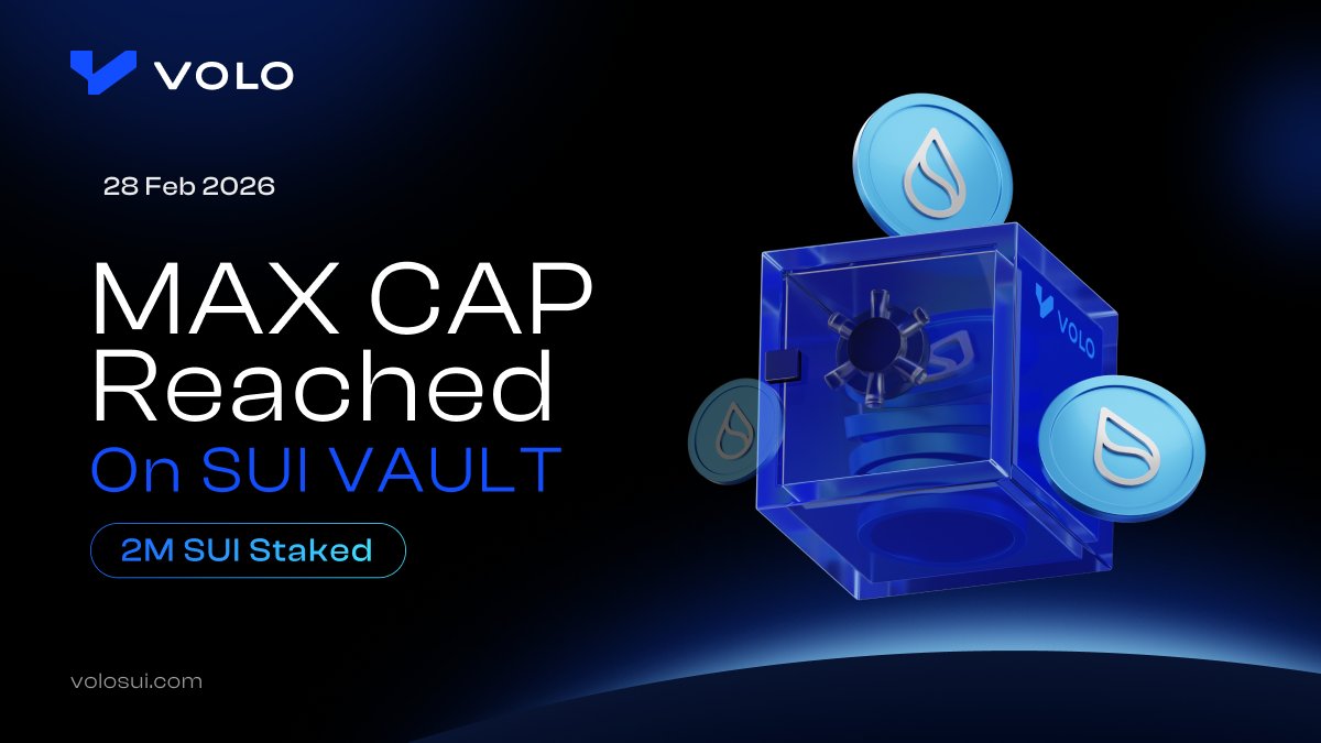 Volonites, the previous cycle of the Sui Vault wrapped up on Thursday with a hefty 34%+%+ APR.   

The cap of 2M $SUI has been reached ands we'll be opening another batch during the week, so stay alert.