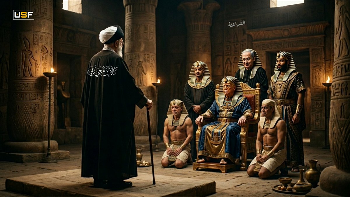 موسى.. والفراعنة 
#Iran #إسرائيل #الحرب_العالمية_الثالثة