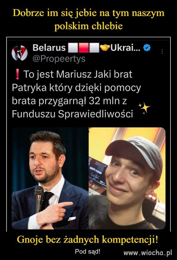 Rozumiem zawirowania polityczne i groźby od Trumpa. Jednak trzeba pomimo wszystko rozliczyć całą szarańczę, bo inaczej nigdy z bagna cwaniaczków i złodziejstwa nie wyjdziemy....