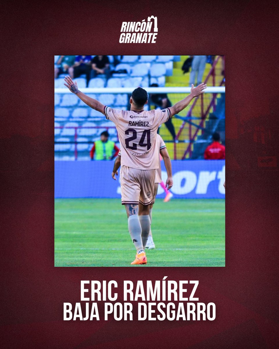¡Eric Ramirez es baja! 🚨

El delantero finalizó el duelo por Copa Libertadores con molestias, tratándose de un desgarro de 2do grado en los isquiotibiales. 

Será baja aproximadamente por un mes.

¡Pronta recuperación Eric! 🇱🇻🙌