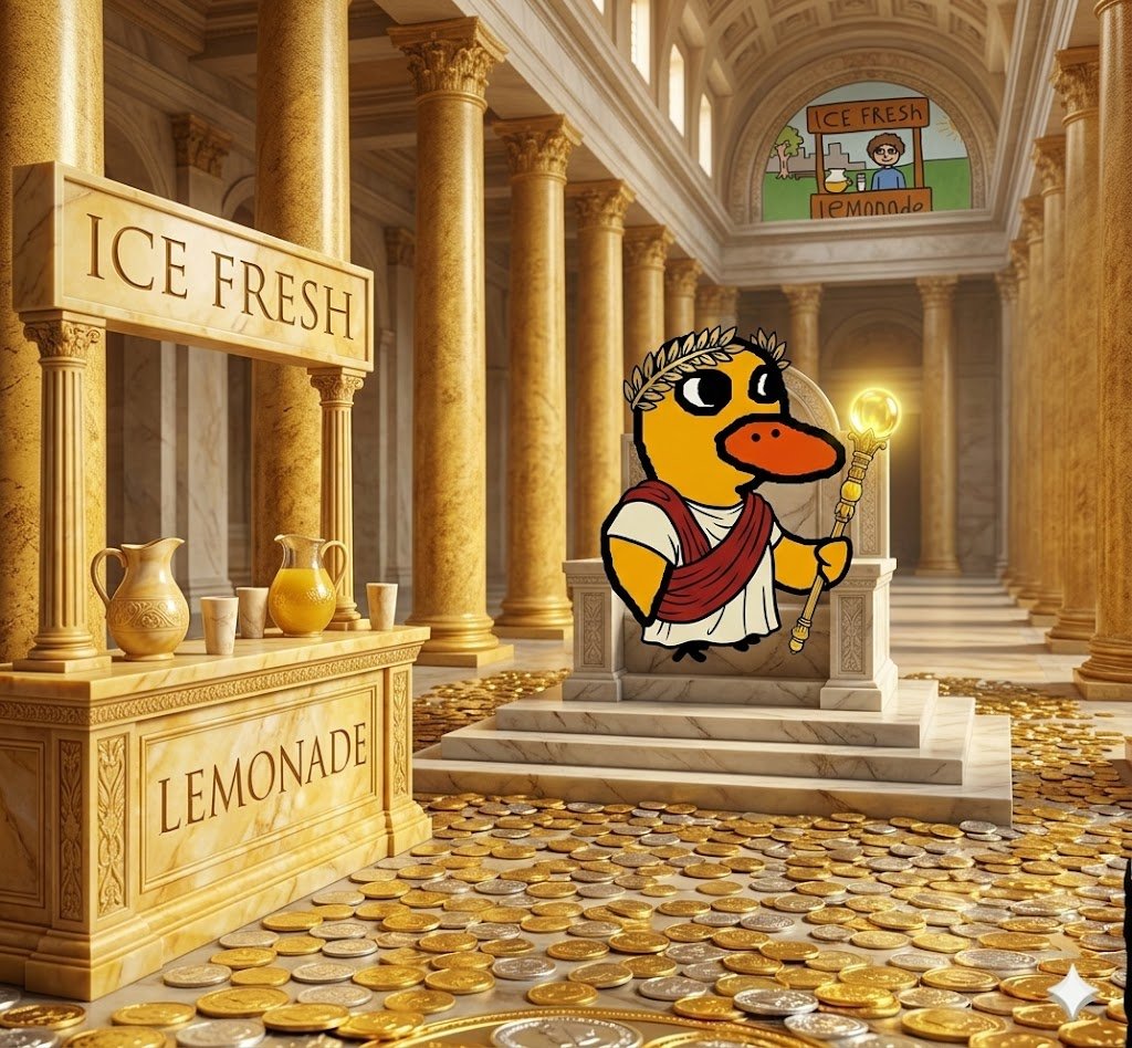 VLemonLiquidity's tweet photo. Every cycle has a ruler.
This one wears lemon.
And that's why we built lemon stands, for the LemonLiquidity
$DUCK 👑

#memecoins #CryptoNews #Altcoins #DeFi #100xGem #Bullish #Blockchain #Web3Community #Trending #FOMO https://t.co/A800rCevYQ