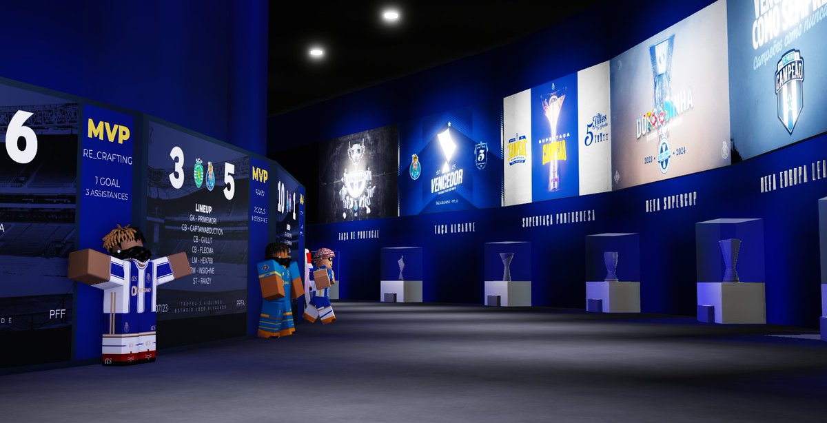 FCPortoMPS's tweet photo. Já chegou mais uma 🏆💙

#FCPorto #ROBLOX https://t.co/cGn63lvzxd
