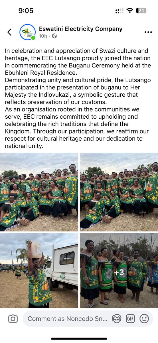 ncedosimelaneee's tweet photo. The comments from emaSwati under the EEC emaganu post on Facebook
🤣🤣🤣 https://t.co/myezNPPeJR