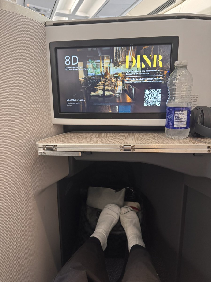 Mismatched socks in business class