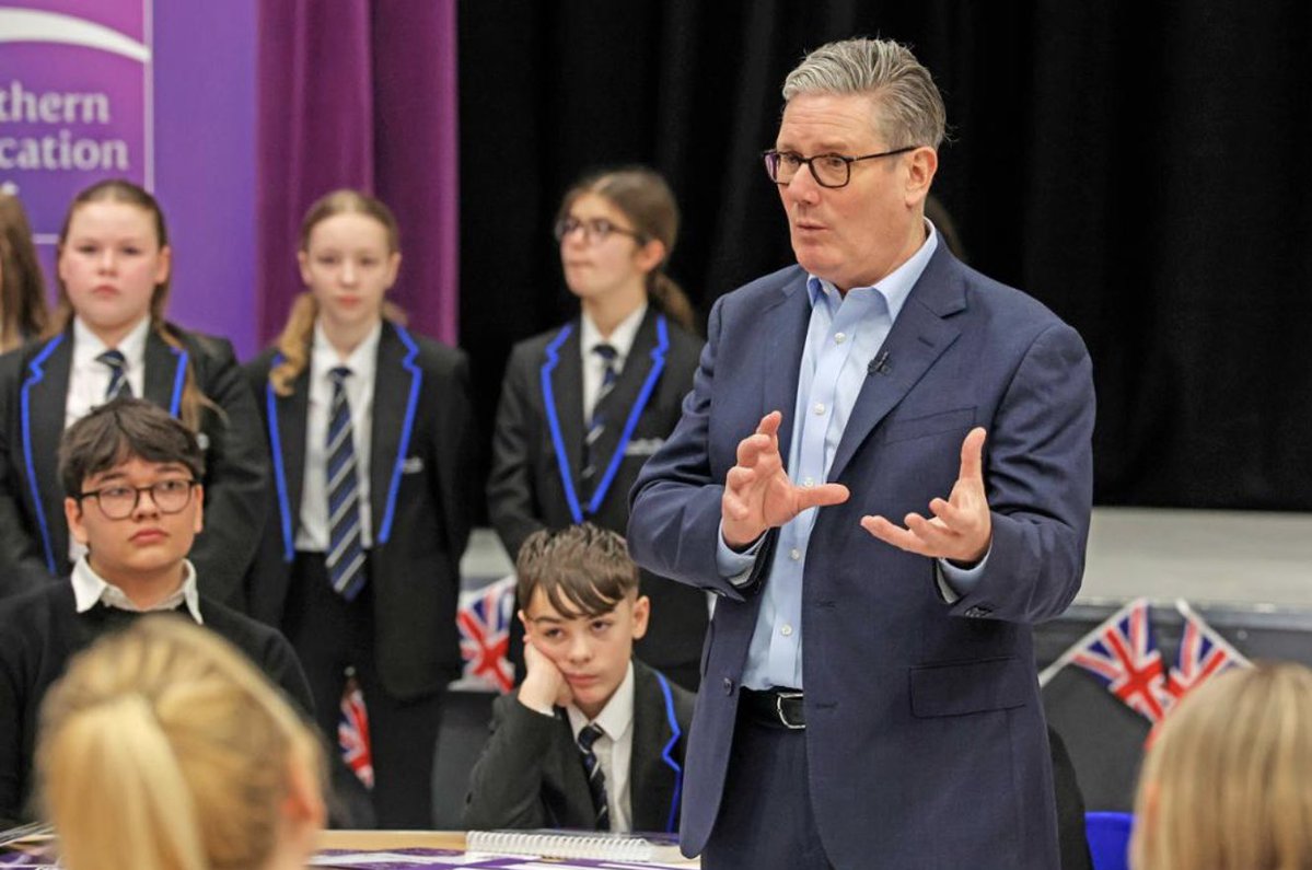 Young people are always enthusiastic to hear Keir Starmer tell the history of his breakfast clubs initiative.