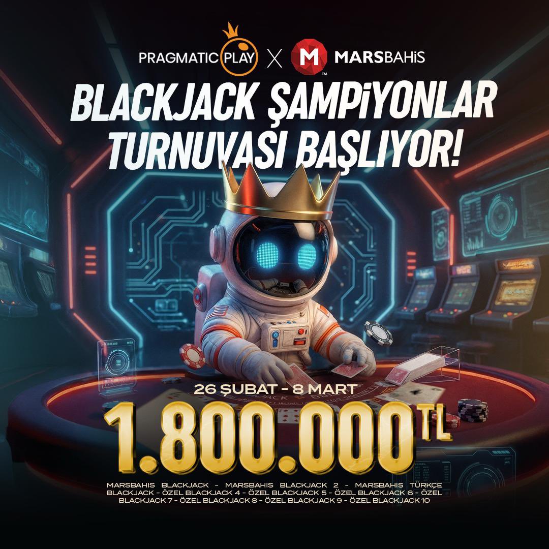 26 ŞUBAT - 8 MART 👇

1.800.000 TL 🏦

BLACKJACK ŞAMPİYONLAR TURNUVASI BAŞLIYOR ❗

GİRİŞ YAP 👉 bit.ly/3Kd6nQE