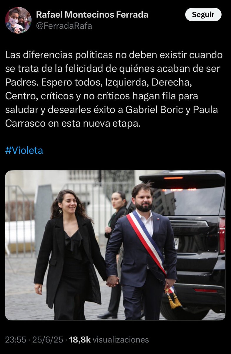 Tus parientes (pacos) estarían orgullosos de ti, aweonao. No engañas a nadie, deja de venderla de “revolucionario” de “izquierda”. Ya es evidente lo que eres: otra rata mercenaria sedienta de una cuota de poder.