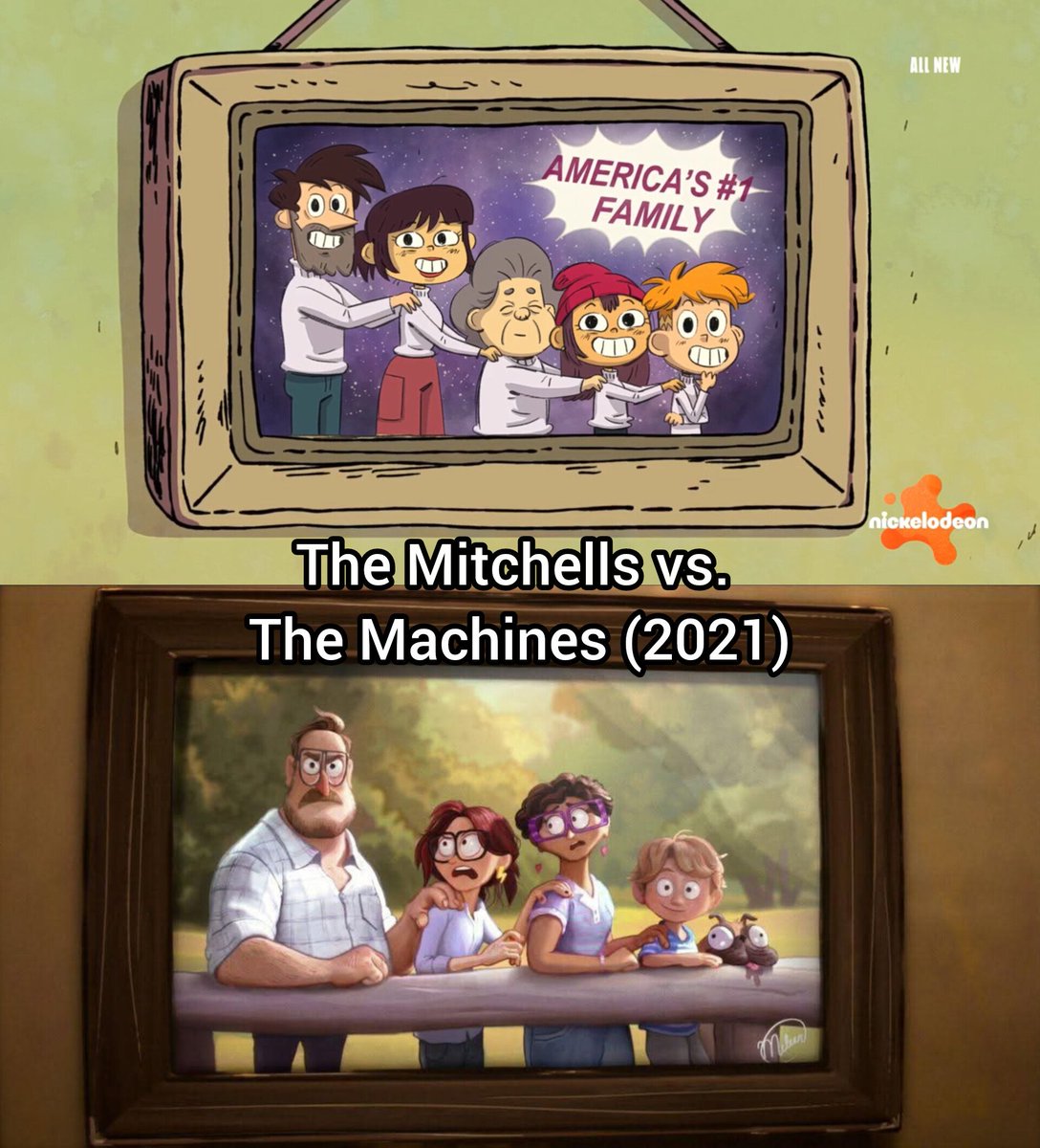 DanielLoud97's tweet image. The two latest new episodes of Wylde Pak It had a reloaded and full reference to another movie and series ♥️👍🏼.

#WyldePak #Nickelodeon #Reference #Movies #Series