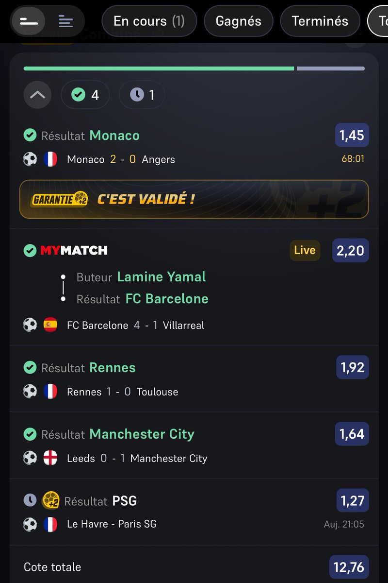 ÇA PASSE 🙈 ???

PSG STP 

#TeamParieur