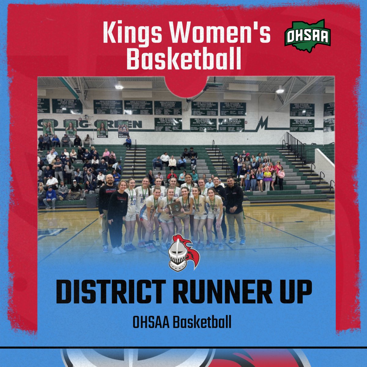 Congrats to the Women's Basketball team on being District Runner up!