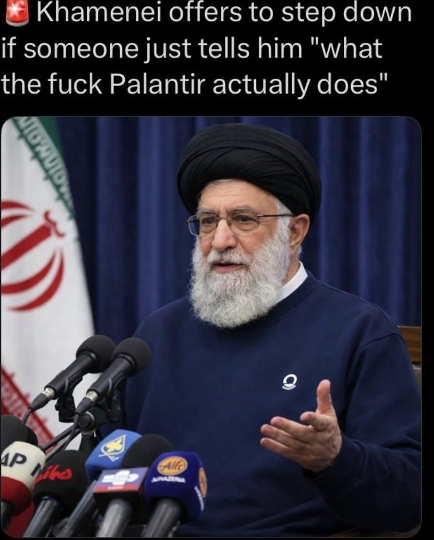 Confirmed that Khameini was eliminated, along with thirty others who ran their military this morning.

Thank you, Israel.