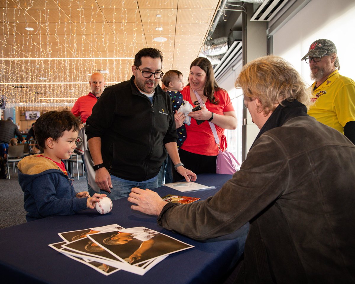 Thank you to 2004 World Series Champ, Bronson Arroyo, for hanging out and playing a few songs for our Royal Wooters Club members this afternoon! You can enjoy perks like these by becoming a Royal Wooters Club member at woosox.com/memberships