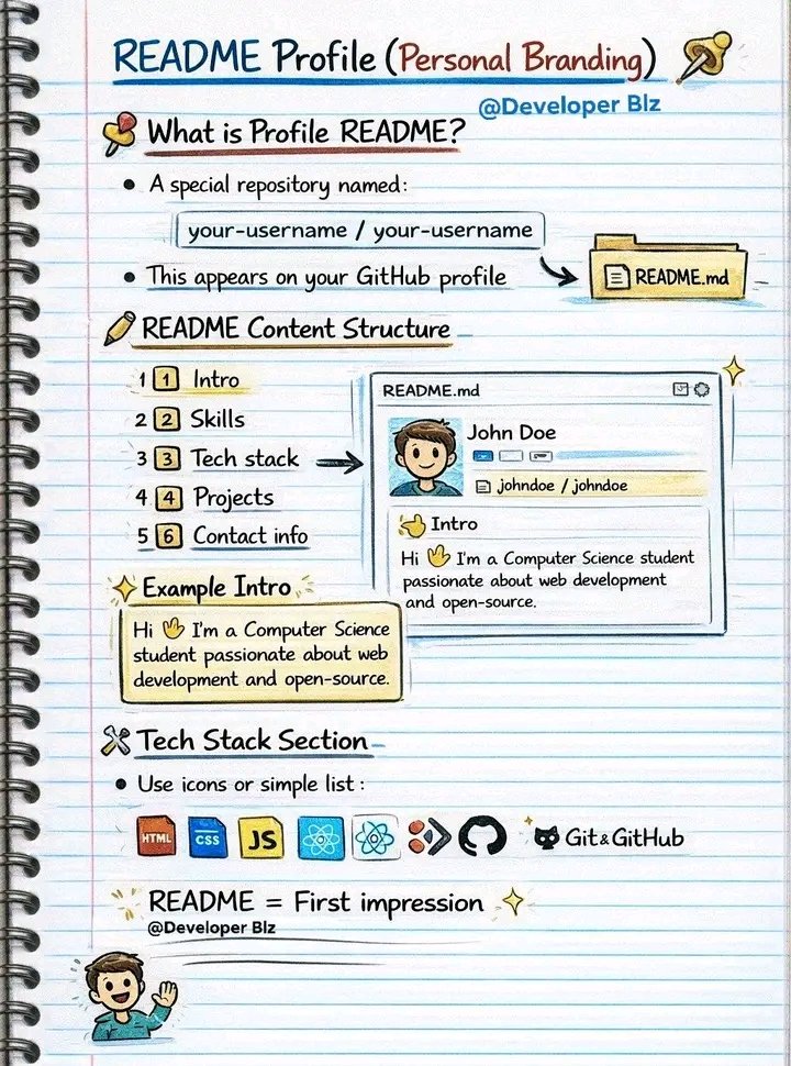 UjuDev's tweet photo. 🚀 GitHub Profile Building

📌 Strong developer profile setup
📊 Contribution &amp; consistency tips
🛠 Projects, commits &amp; README
💼 Recruiter-friendly GitHub

👉 Follow for more: Developer Blz 

#github #githubprofile #developerportfolio #coding #programming https://t.co/4kiIUENBUQ